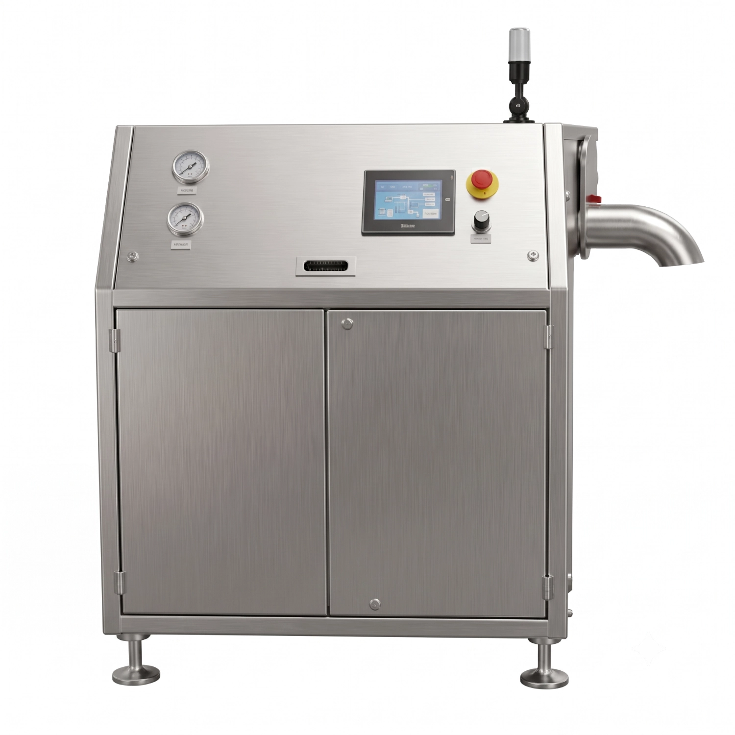 Peletizadora industrial de hielo seco GR-DIP-50KGH con control PLC