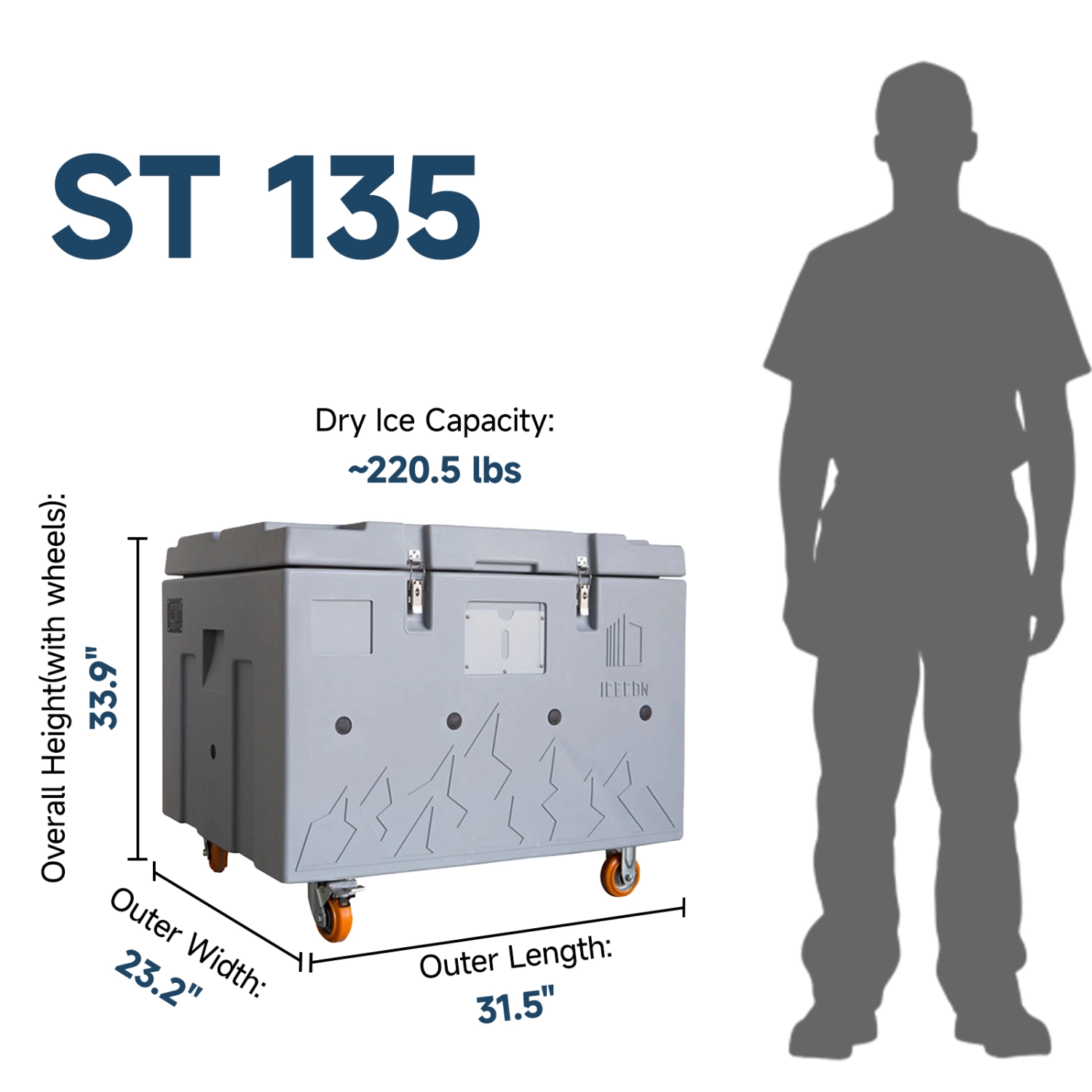 GR-DIS-135L Dry Ice Storage Box